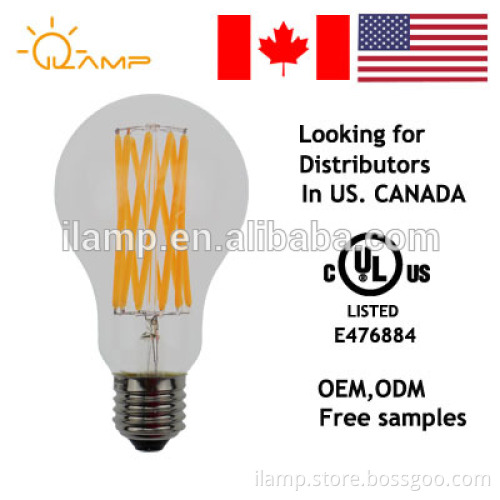 dimmable led bulbs 10w UL AC120V E26 factory price